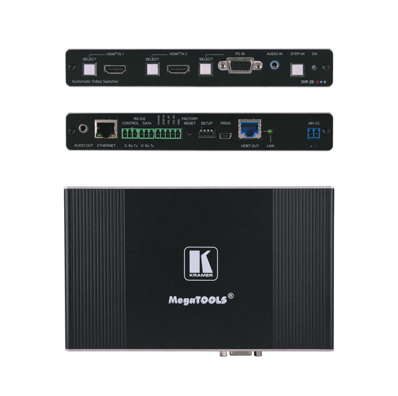 KRAMER克萊默4K視頻自動(dòng)切換發(fā)送器DIP?20